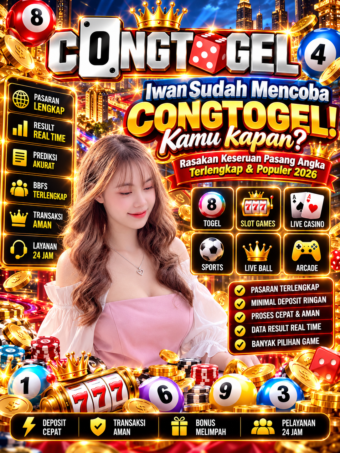 Iwan Sudah Mencoba CONGTOGEL! Kamu kapan? Rasakan Keseruan Pasang Angka Terlengkap & Populer 2026 width=